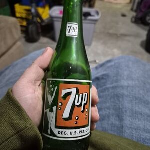 1950s 7up Swimsuit Bubble Girl You Like It, It Likes You 7 OZ. Bottle Mason City